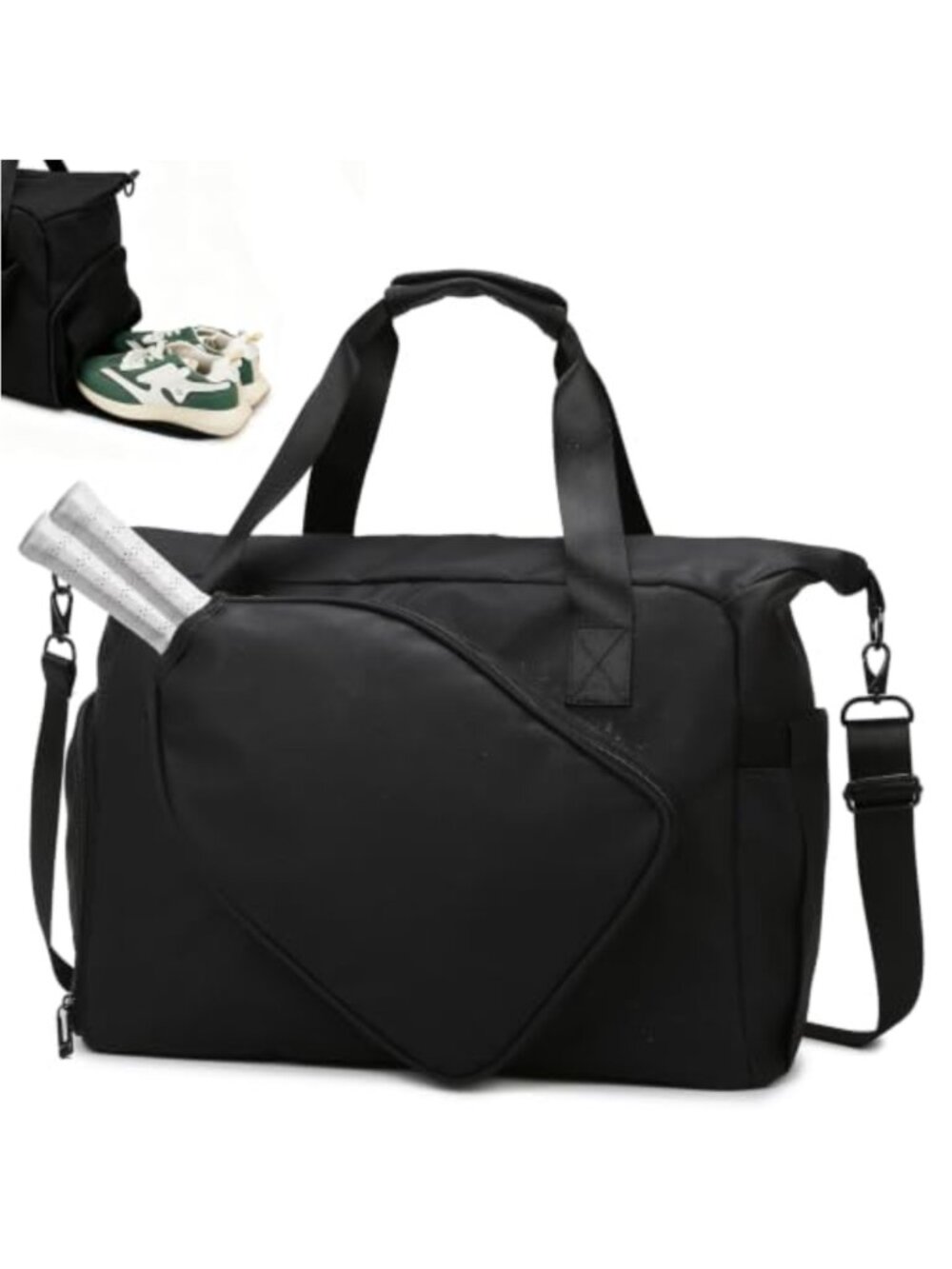 Pickleball Tote Bag Water Repellent Oxford Paddle Racket Sports